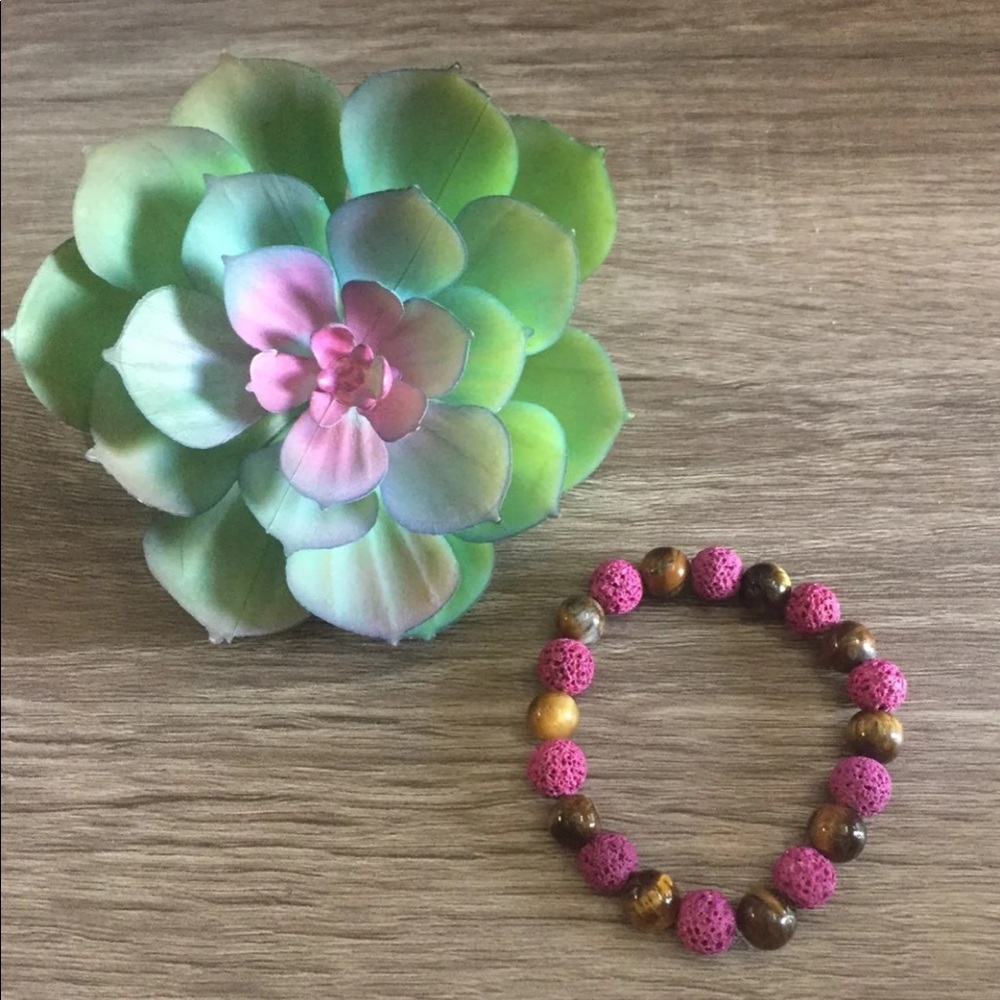Tiger’s Eye Diffuser Bracelet